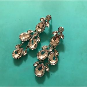 Chandelier statement earrings