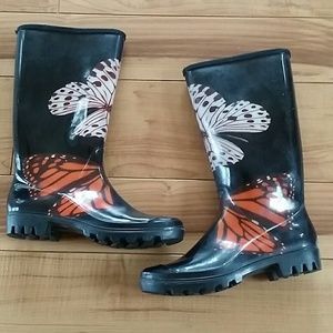 Henry Ferrera Butterfly Rain Boots