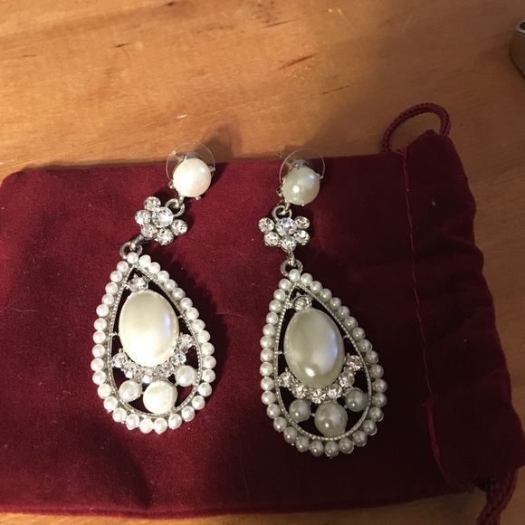Wedding earrings.  Never been worn*