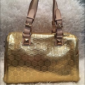 Michael Kors gold purse