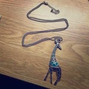 Long giraffe necklace