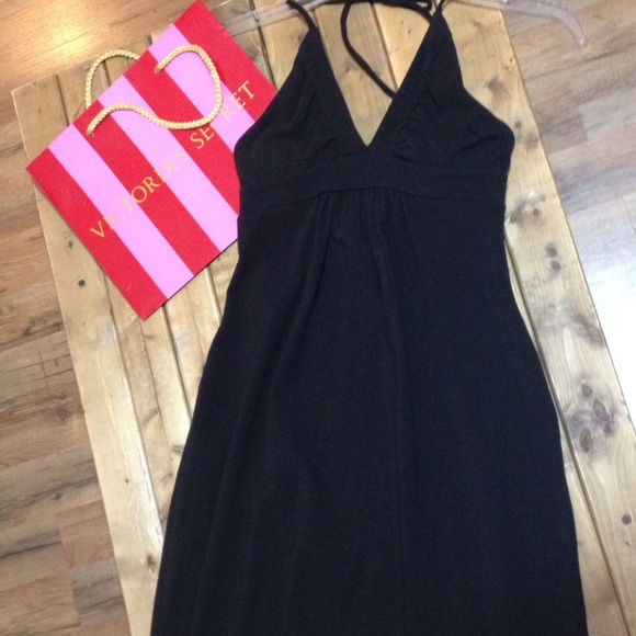 Moda International Dresses & Skirts - Black built in bra Victoria's Secret beach dress