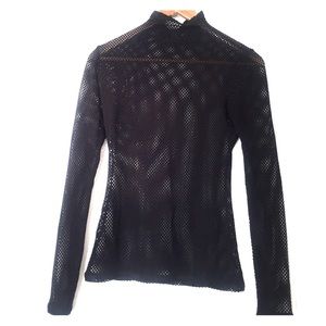 NWOT mesh long sleeved top.