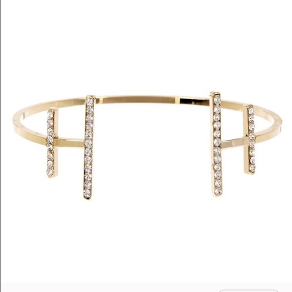⚡️SALE⚡️Crystal H Bangle - Picture 1 of 3