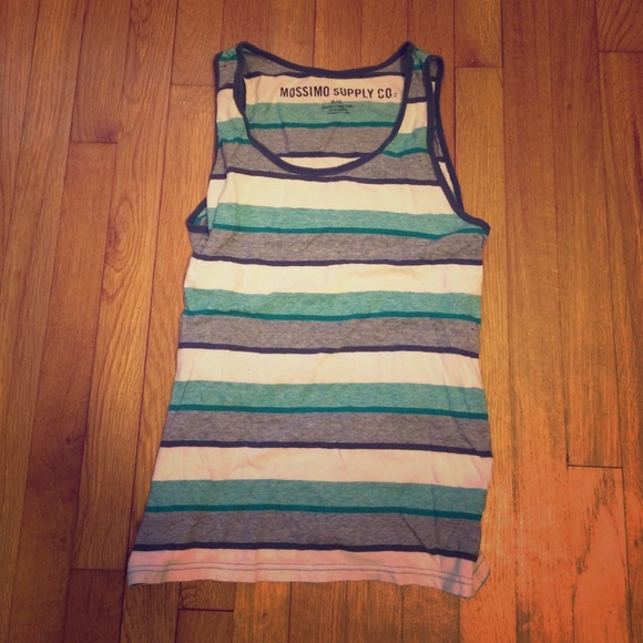 ❤️SOLD❤️Blue and Turquoise Muscle Tank