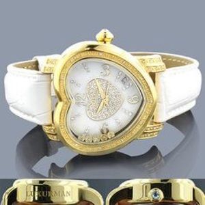 Luxurman diamond women's watch 0.33 carats