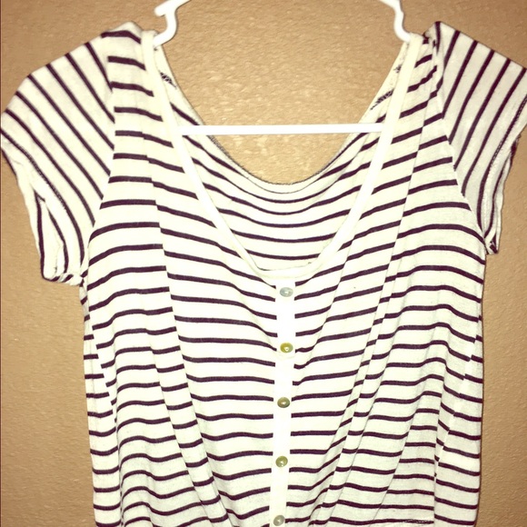 Stripped crop top