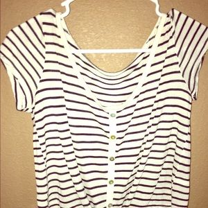 Stripped crop top
