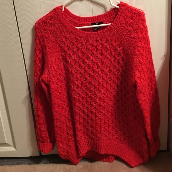 Red wool sweater. Worn once