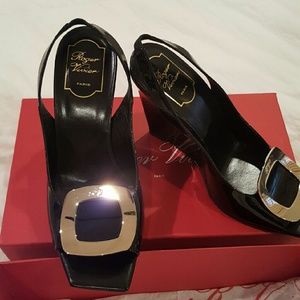 Roger Vivier chips compensate wedge 38.5 NIB