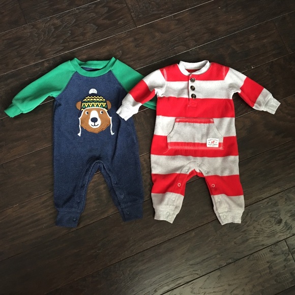 0-3 Month Carter's Fleece Outfits