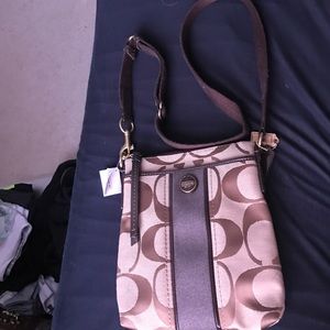 Coach cross body purse
