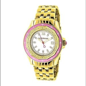 Luxurman diamond watch women 0.33 carats