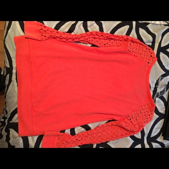 Beautiful orange top from Maurice's - Picture 3 of 3