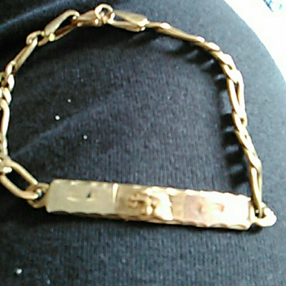 Gold plated bracelet