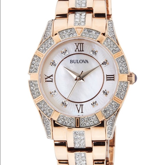 Bulova women\'s watch rose gold main image 2