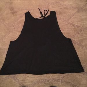 Sweaty Betty black flowy tank!
