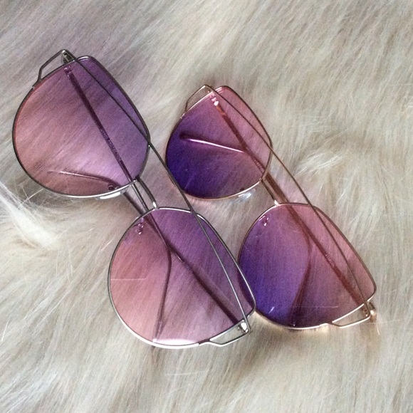 Rose Gold Frames 💞💜Ombré Pink to Purple lens - Picture 5 of 5