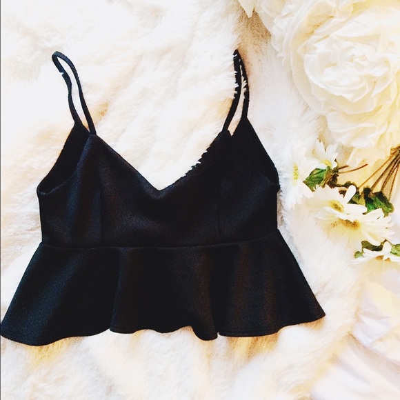 Love Culture Tops - Cropped Peplum Top