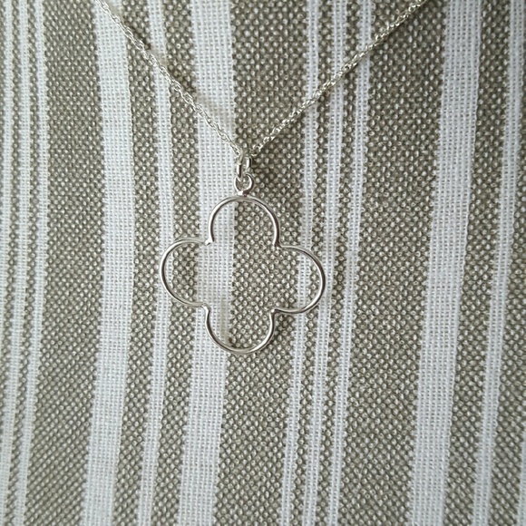 Sterling Silver Clover Necklace
