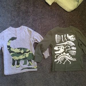2 Old Navy Dino Shirts