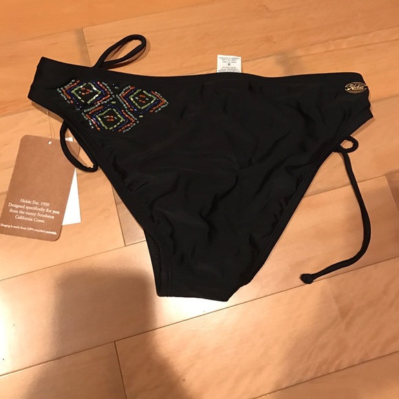 Hobie black flounce bikini set - Picture 2 of 5