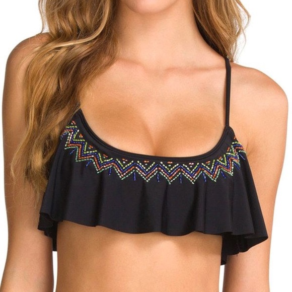 Hobie black flounce bikini set - Picture 5 of 5