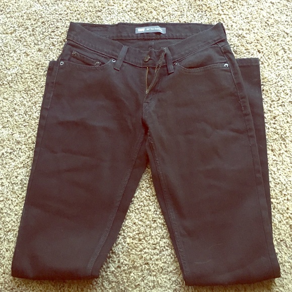 Black Levi skinny jeans