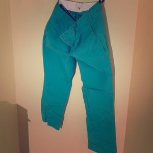 Banana republic green capris