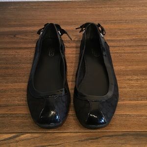 Black Coach Flats
