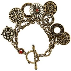 Lucky Brand Multicoin Charm Bracelet