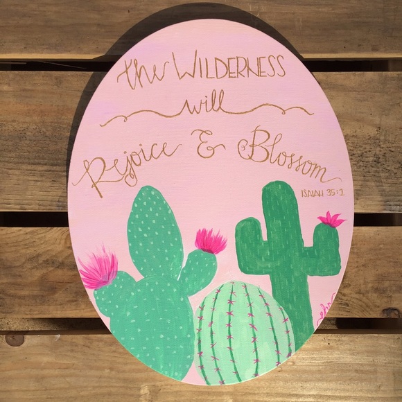 Hand painted canvas