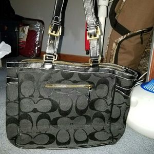 Authentic Black Coach purse