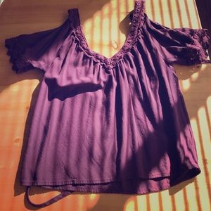 Purple/maroon blouse