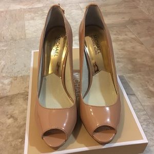Michael Kors Peep Toe Pumps