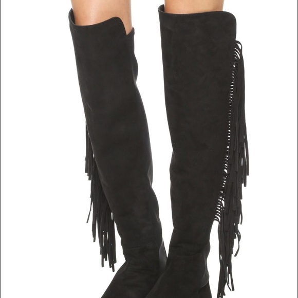 Never been worn size 10 Stuart fringe boots