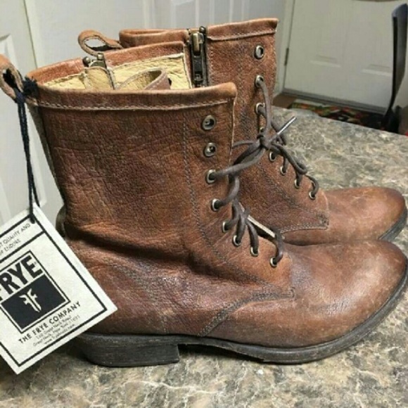 Frye rustic boots