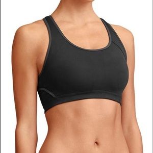 Athleta Double Dare Bra - Black - Medium