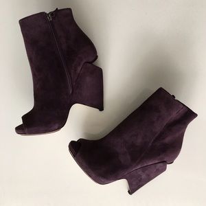 Nicholas Kirkwood Suede Peep-toe Boots Nicholas Kirkwood Suede Peep-toe Boots