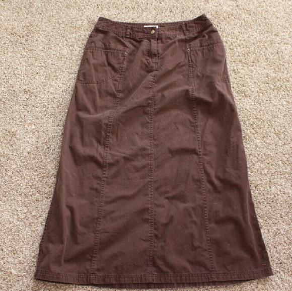 Long cotton skirt