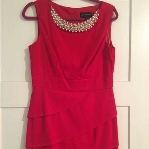 Red dress perfect for Valentine's dates!