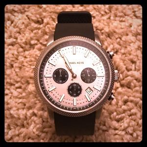 Black & Silver Michael Kors Watch