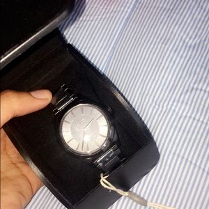 New black faced and banded Armani Exchange Watch