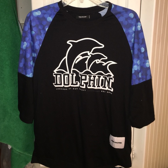 NWOT Pink Dolphin 3/4 sleeve tee