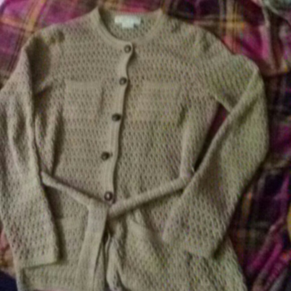 Michael Kors knitted khaki cardigan - Picture 1 of 2
