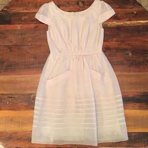 BHLDN light grey dress