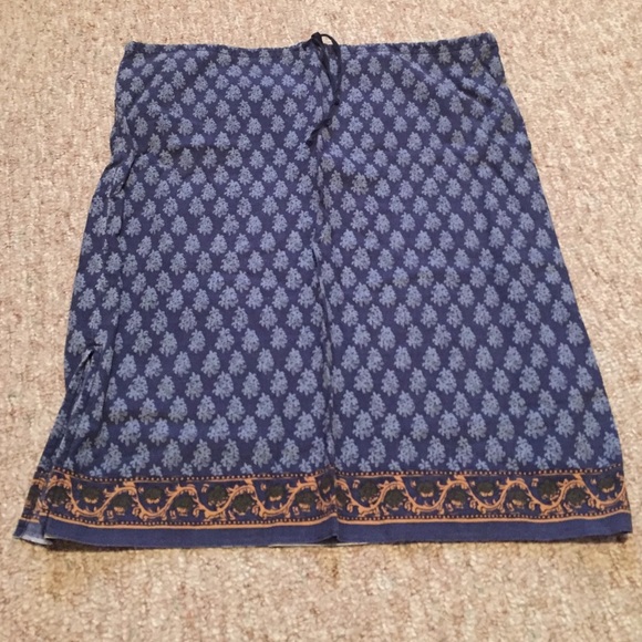 Drawstring skirt