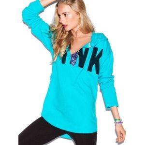 VS PINK TUNIC HOODIE