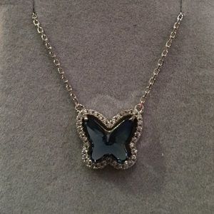 Swarovski crystal butterfly necklace
