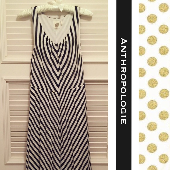 Anthropologie | Striped Jersey Dress